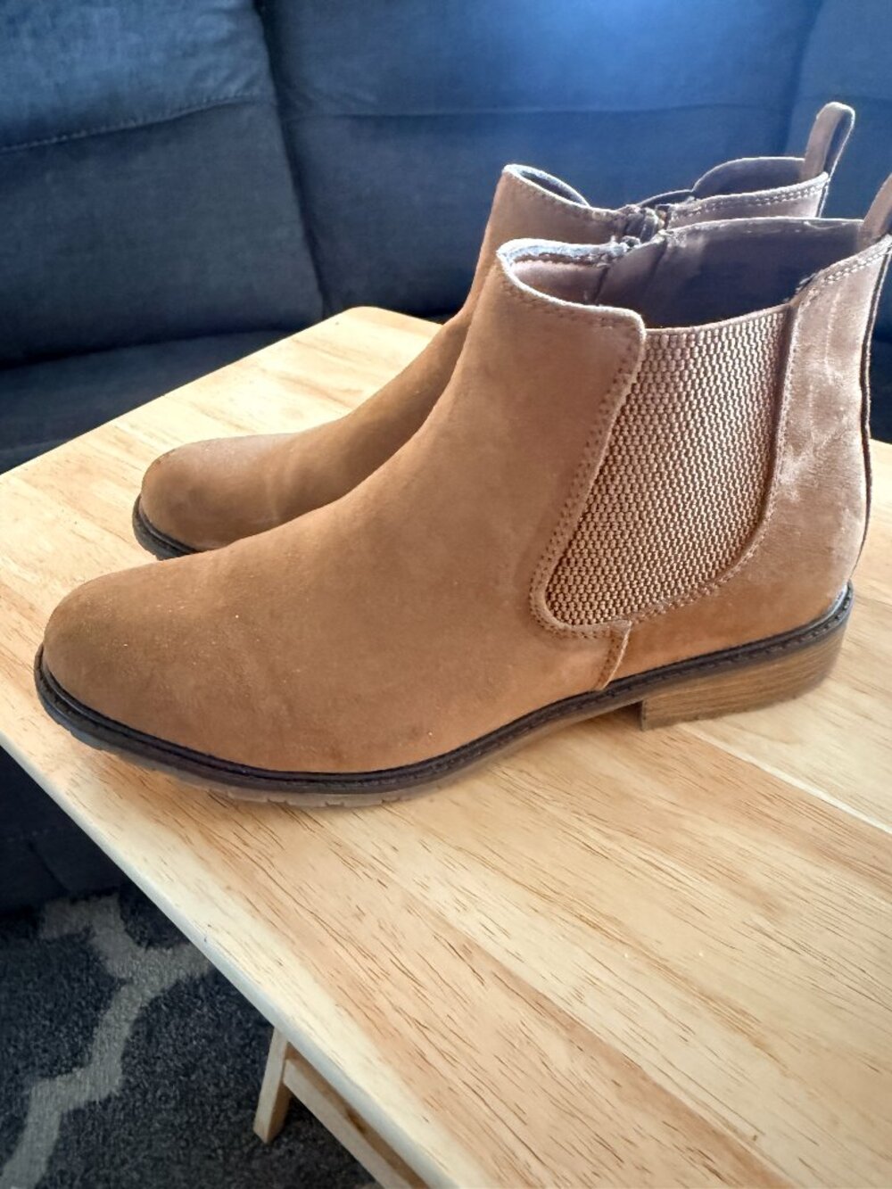 Sonoma  Womens Suede Ankle Boots- 10